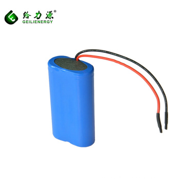 18650 li ion battery 7.4 V 2500mAh, graphene battery with deep cycle for Toy/remote control